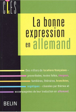 La bonne expression en allemand