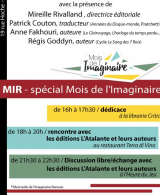 MIR spécial Mois de l'Imaginaire avec les éditions L'Atalante